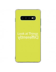 Coque Samsung S10 Plus Look at Different Things Yellow -...