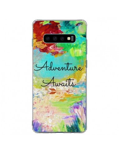 Coque Samsung S10 Plus Adventure Awaits Fleurs - Ebi Emporium