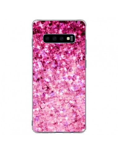 Coque Samsung S10 Plus Romance Me Paillettes Roses - Ebi Emporium
