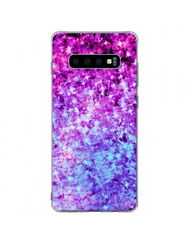 Coque Samsung S10 Plus Radiant Orchid Galaxy Paillettes - Ebi Emporium