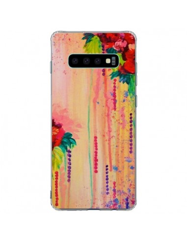 Coque Samsung S10 Plus Strawberry Confetti Flowers - Ebi Emporium