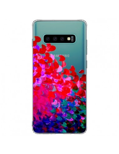 Coque Samsung S10 Plus Creation in Color Pink Rose Transparente - Ebi Emporium