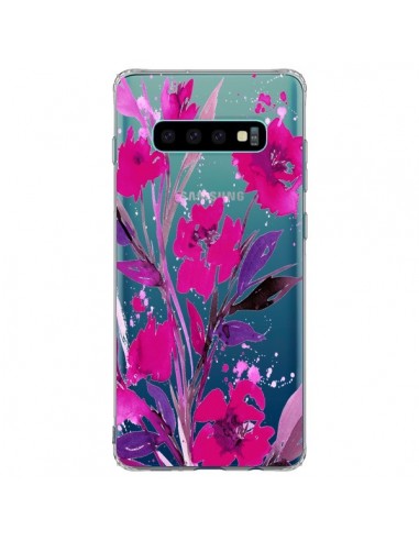 Coque Samsung S10 Plus Roses Fleur Flower Transparente - Ebi Emporium