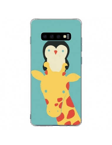 Coque Samsung S10 Plus Girafe Pingouin Meilleure Vue Better View - Jay Fleck