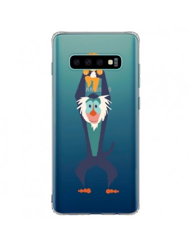 Coque Samsung S10 Plus Futur Roi Lion King Rafiki Transparente - Jay Fleck