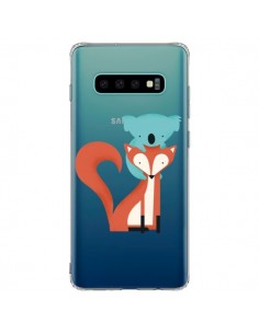 Coque Samsung S10 Plus Renard et Koala Love Transparente...