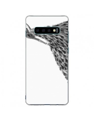 Coque Samsung S10 Plus Peacock Paon Robe Femme - Jenny Liz Rome