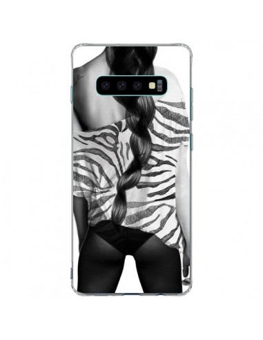 Coque Samsung S10 Plus Femme Zebre - Jenny Liz Rome