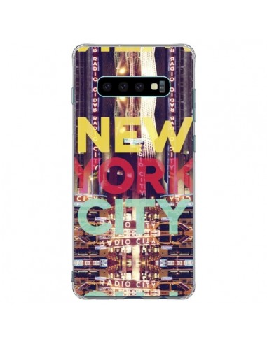 Coque Samsung S10 Plus New York City Buildings - Javier Martinez