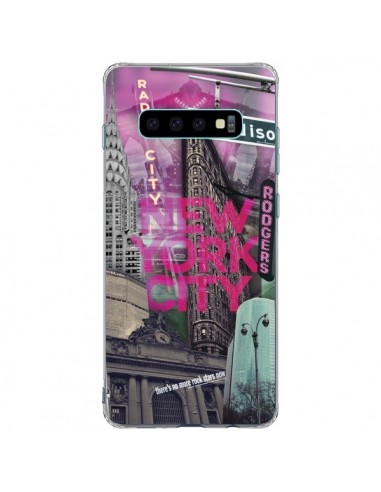 Coque Samsung S10 Plus New York City Rose - Javier Martinez