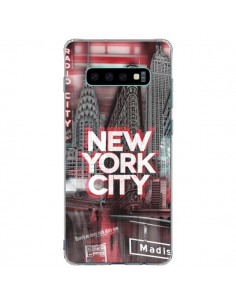 Coque Samsung S10 Plus New York City Rouge - Javier Martinez