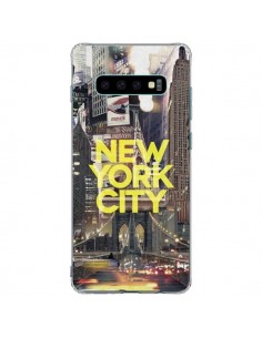 Coque Samsung S10 Plus New York City Jaune - Javier Martinez