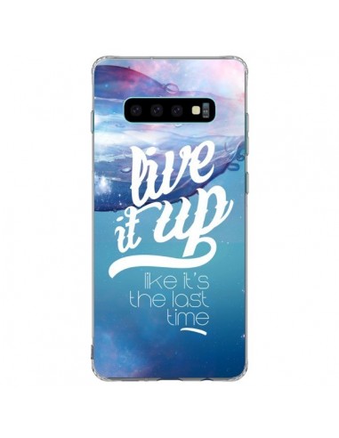 Coque Samsung S10 Plus Last Time Bleu - Javier Martinez