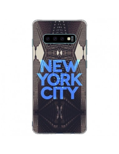 Coque Samsung S10 Plus New York City Bleu - Javier Martinez
