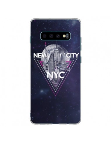 Coque Samsung S10 Plus New York City Triangle Rose - Javier Martinez