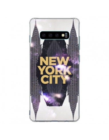 Coque Samsung S10 Plus New York City Orange - Javier Martinez