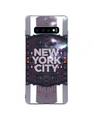 Coque Samsung S10 Plus New York City Violet - Javier Martinez
