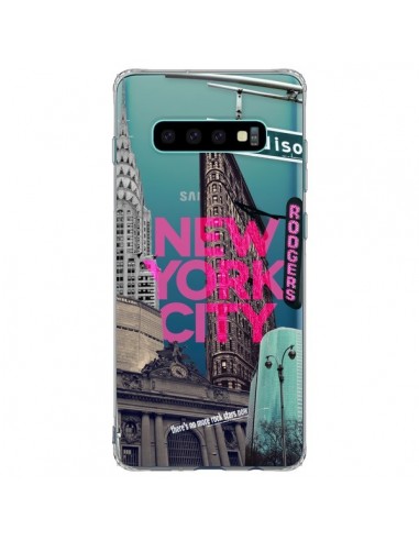 Coque Samsung S10 Plus New Yorck City NYC Transparente - Javier Martinez