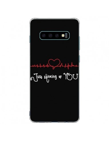 Coque Samsung S10 Plus Just Thinking of You Coeur Love Amour - Julien Martinez