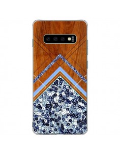 Coque Samsung S10 Plus Sequin Geometry Bois Azteque Aztec...