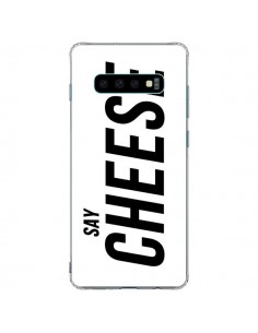 Coque Samsung S10 Plus Say Cheese Smile Blanc - Jonathan...