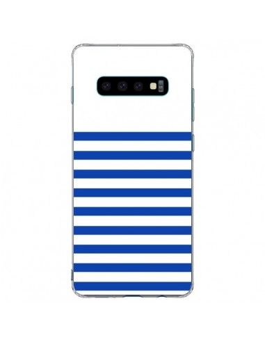 Coque Samsung S10 Plus Mariniere Bleu - Jonathan Perez