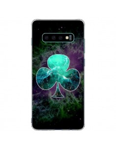 Coque Samsung S10 Plus Nebula Club Trèfle Galaxie -...