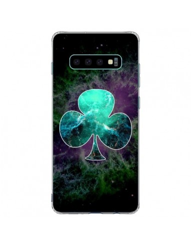 Coque Samsung S10 Plus Nebula Club Trèfle Galaxie - Jonathan Perez