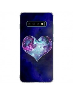 Coque Samsung S10 Plus Nebula Heart Coeur Galaxie -...