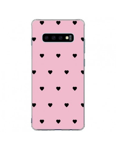 Coque Samsung S10 Plus Coeurs Roses - Jonathan Perez