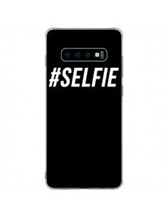 Coque Samsung S10 Plus Hashtag Selfie Blanc Vertical -...