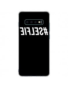 Coque Samsung S10 Plus Hashtag Selfie Blanc Inversé -...