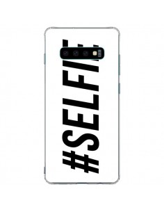 Coque Samsung S10 Plus Hashtag Selfie Blanc Horizontal -...