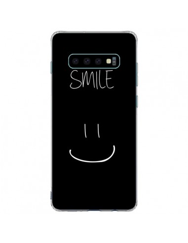 Coque Samsung S10 Plus Smile Souriez Noir - Jonathan Perez