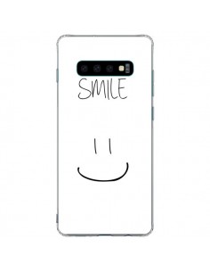Coque Samsung S10 Plus Smile Souriez en Blanc - Jonathan...
