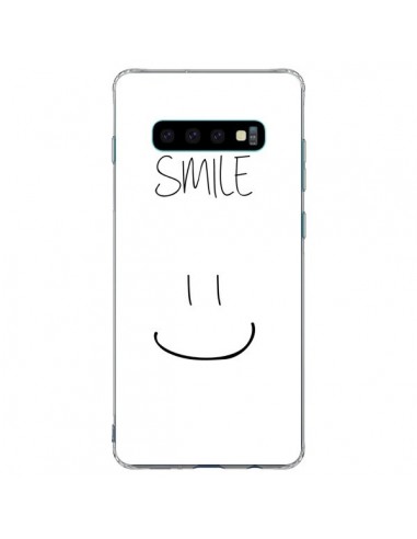 Coque Samsung S10 Plus Smile Souriez en Blanc - Jonathan Perez