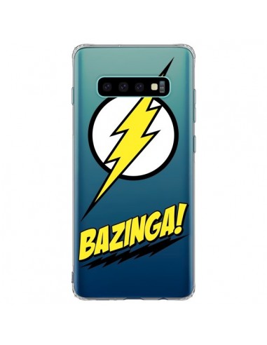 Coque Samsung S10 Plus Bazinga Sheldon The Big Bang Thoery Transparente - Jonathan Perez