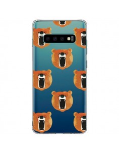 Coque Samsung S10 Plus Ours Ourson Bear Transparente -...