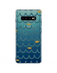 Coque Samsung S10 Plus Poisson Fish Water Transparente -...