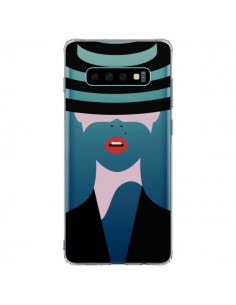 Coque Samsung S10 Plus Femme Chapeau Hat Lady...