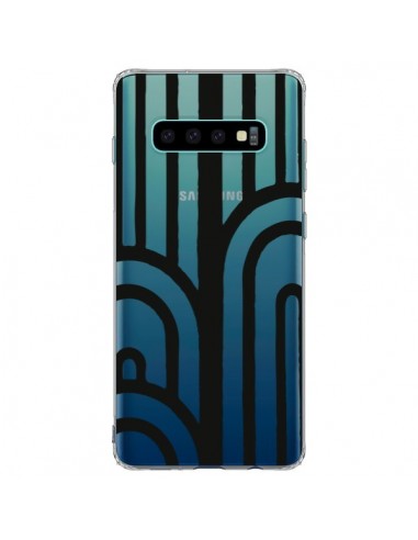 Coque Samsung S10 Plus Geometric Noir Transparente - Dricia Do