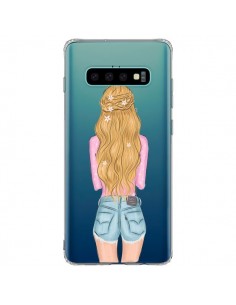 Coque Samsung S10 Plus Blonde Don't Care Transparente -...