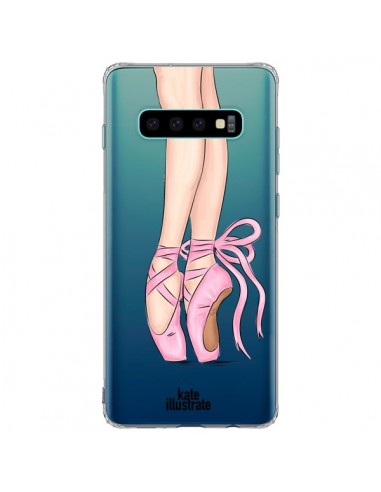 Coque Samsung S10 Plus Ballerina Ballerine Danse Transparente - kateillustrate