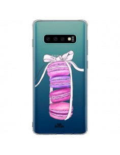 Coque Samsung S10 Plus Macarons Pink Purple Rose Violet...