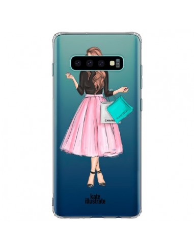 Coque Samsung S10 Plus Shopping Time Transparente - kateillustrate