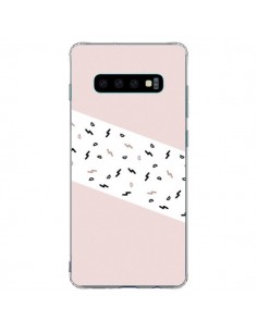 Coque Samsung S10 Plus Festive Pattern Rose - Koura-Rosy...