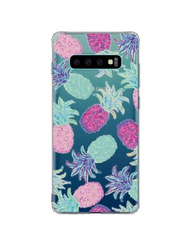 Coque Samsung S10 Plus Ananas Pineapple Fruit Ete Summer Transparente - Lisa Argyropoulos