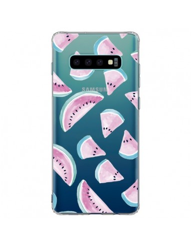 Coque Samsung S10 Plus Pasteque Watermelon Fruit Ete Summer Transparente - Lisa Argyropoulos