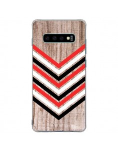 Coque Samsung S10 Plus Tribal Aztèque Bois Wood Flèche...