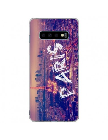 Coque Samsung S10 Plus Paris Tour Eiffel Tower Nuit - Laetitia